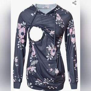 Maternity breastfeeding hoodie